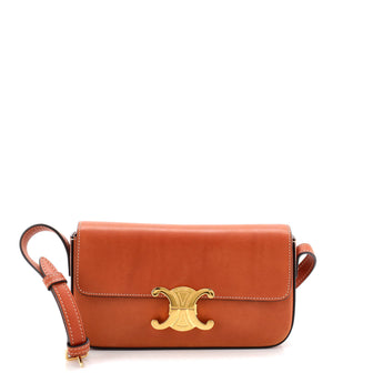 Celine Triomphe East-West Shoulder Bag Smooth Calfskin