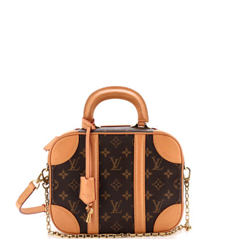 Louis Vuitton Valisette Handbag Monogram Canvas PM
