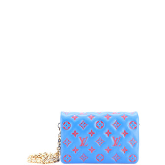 Louis Vuitton Coussin Pochette Monogram Embossed Lambskin