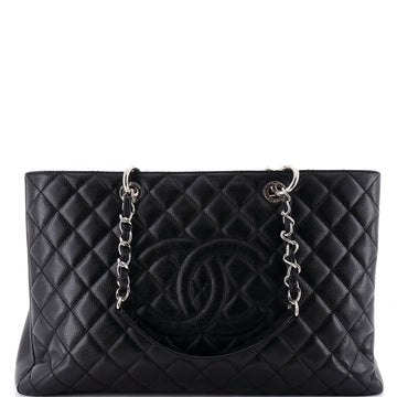 Chanel Grand Shopping Tote Quilted Caviar XL