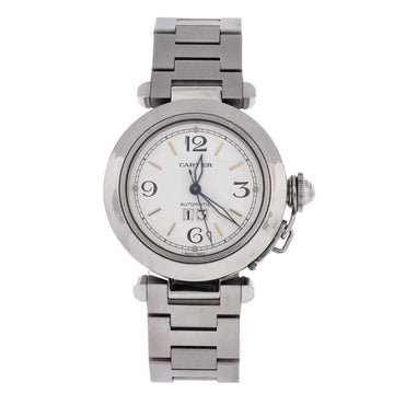 Cartier Pasha C Big Date Automatic Watch Stainless Steel 35