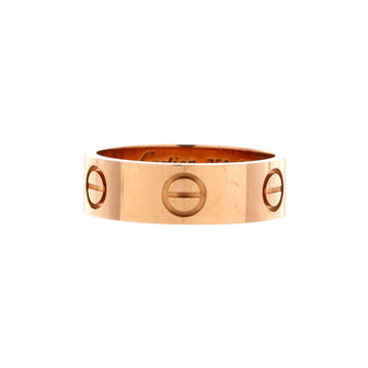 Cartier Love Band Ring 18K Rose Gold