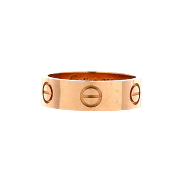 Cartier Love Band Ring 18K Rose Gold