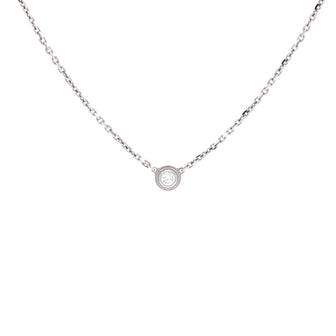 Cartier Cartier D'Amour Pendant Necklace 18K White Gold and Diamond XS