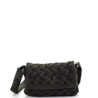 Bottega Veneta Rumple Shoulder Bag Intrecciato Nyl Small