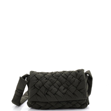 Bottega Veneta Rumple Shoulder Bag Intrecciato Nyl Small