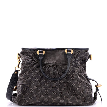 Louis Vuitton Neo Cabby Handbag Monogram Denim MM