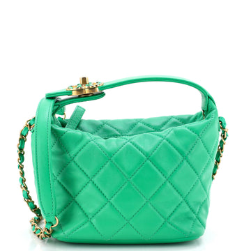 Chanel Perfect Meeting Hobo Quilted Lambskin Small