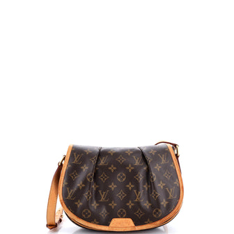 Louis Vuitton Menilmontant Handbag Monogram Canvas PM