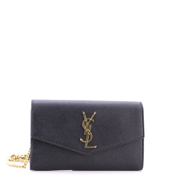 Saint Laurent Uptown Chain Wallet Leather