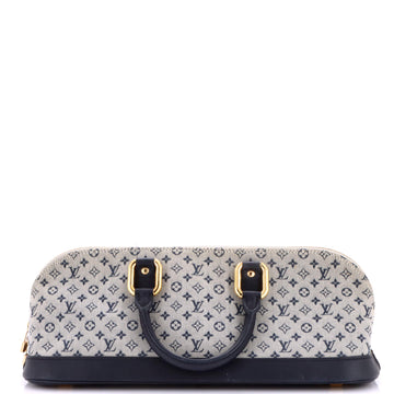 Louis Vuitton Alma Handbag Mini Lin Horizontal