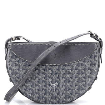 Goyard Hirondelle Shoulder Bag Coated Canvas and Leather