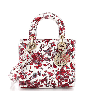 Christian Dior My ABCDior Lady Dior Bag Printed Leather Small