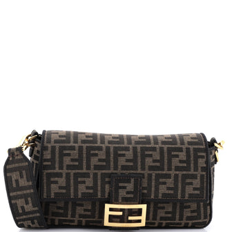 Fendi Baguette NM Bag Zucca Canvas Medium