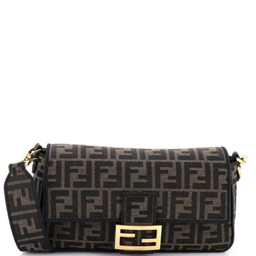 Fendi Baguette NM Bag Zucca Canvas Medium