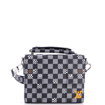 Louis Vuitton Flap Soft Trunk Messenger Bag Limited Edition Distorted Damier