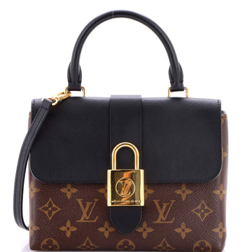 Louis Vuitton Locky Handbag Monogram Canvas with Leather BB
