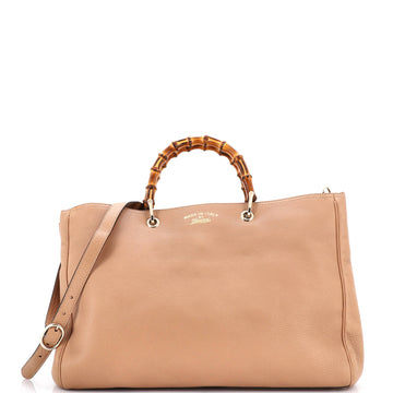 Gucci Bamboo Shopper Tote Leather Large