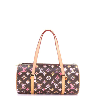 Louis Vuitton Papillon Handbag Monogram Watercolor Aquarelle 30