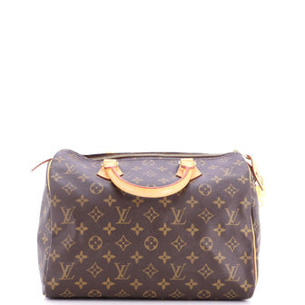 Louis Vuitton Speedy Handbag Monogram Canvas 30