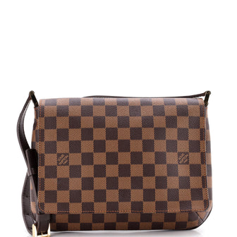 Louis Vuitton Musette Tango Handbag Damier
