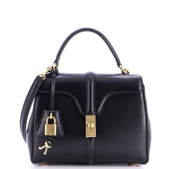 Celine 16 Top Handle Bag Smooth Calfskin Small