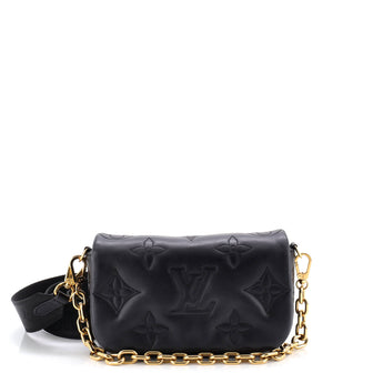 Louis Vuitton Wallet on Strap Bubblegram Leather