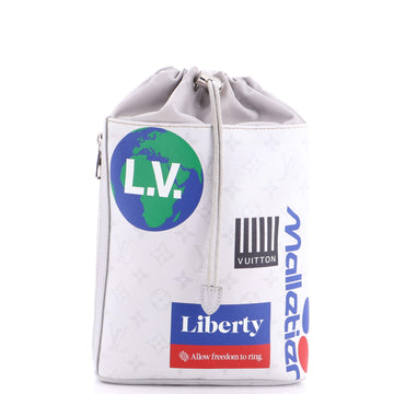Louis Vuitton Chalk Sling Bag Limited Edition Logo Story Monogram Canvas