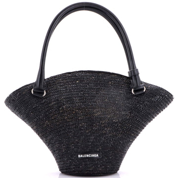 Balenciaga Beach Tote Bag Raffia Medium