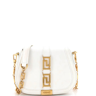 Versace Greca Goddess Shoulder Bag Leather Small