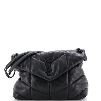 Saint Laurent Loulou Puffer Shoulder Bag Quilted Leather Medium