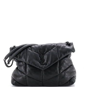 Saint Laurent Loulou Puffer Shoulder Bag Quilted Leather Medium