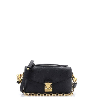 Louis Vuitton Pochette Metis Monogram Empreinte Leather East West