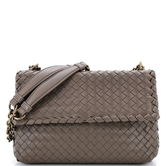 Bottega Veneta Olimpia Crossbody Bag Intrecciato Nappa Small