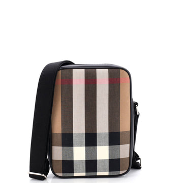 Burberry Vertical Paddy Bag Vintage Check Canvas