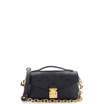 Louis Vuitton Pochette Metis Monogram Empreinte Leather East West