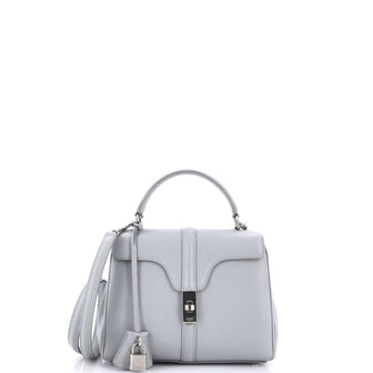 Celine 16 Top Handle Bag Grained Calfskin Small