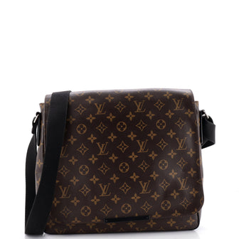 Louis Vuitton District Messenger Bag Macassar Monogram Canvas MM