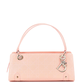 Christian Dior Lady Dior Bag Cannage Quilt Leather East West
