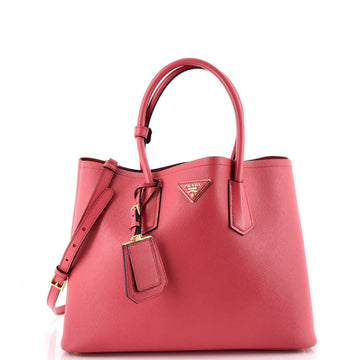Prada Cuir Double Tote Saffiano Leather Large