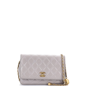 Chanel Pearl Crush Wallet on Chain Quilted Lambskin