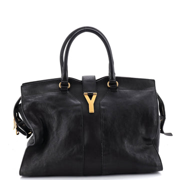 Saint Laurent Chyc Cabas Tote Leather Medium
