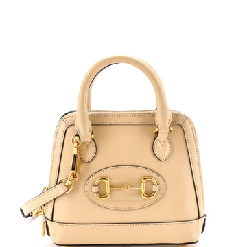Gucci Horsebit 1955 Top Handle Bag Leather Mini