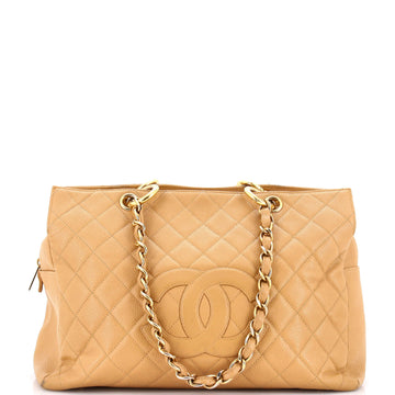 Chanel Grand Timeless Shopping Tote Quilted Caviar