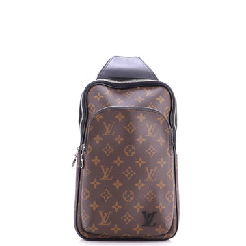 Louis Vuitton Avenue Sling Bag NM Macassar Monogram Canvas