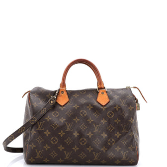 Louis Vuitton Speedy Bandouliere Bag Monogram Canvas 30