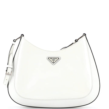 Prada Cleo Shoulder Bag Spazzolato Leather Large