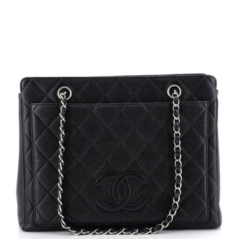 Chanel Petite Timeless Tote Quilted Caviar