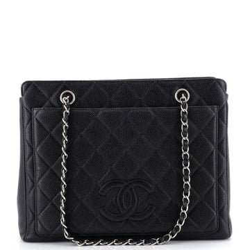 Chanel Petite Timeless Tote Quilted Caviar