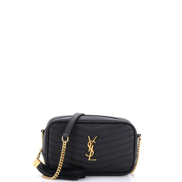 Saint Laurent LouLou Crossbody Bag Matelasse Chevron Leather Mini